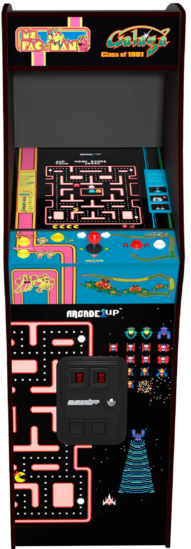 Arcade1Up Class of 81′ Deluxe Arcade játék, kék – Retro játékkonzol