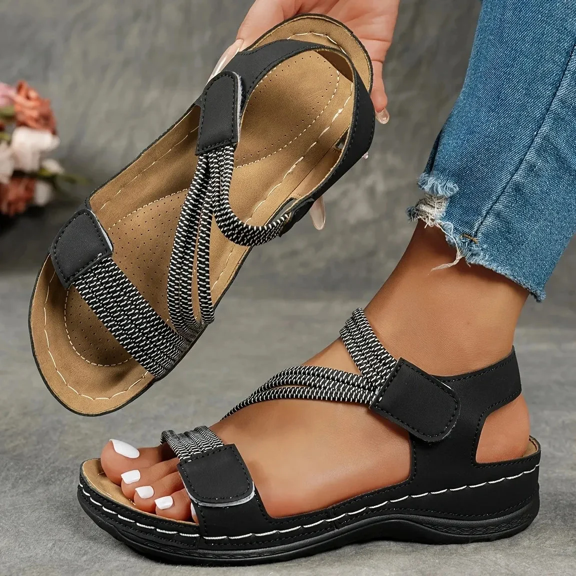 Women��s Casual Sandals Lightweight Flexible Fit