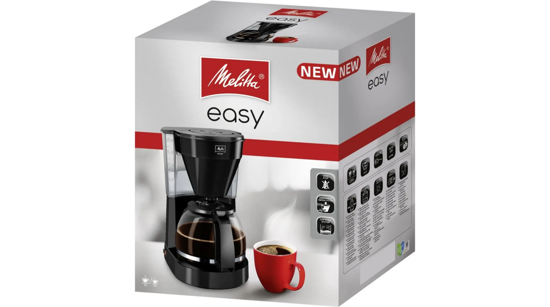 Melitta Koffiezetapparaat Easy II Black 1023-02