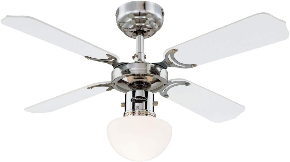 Westinghouse Lighting Deckenventilator Portland Ambiance chrom 7832140 90 cm Durchmesser
