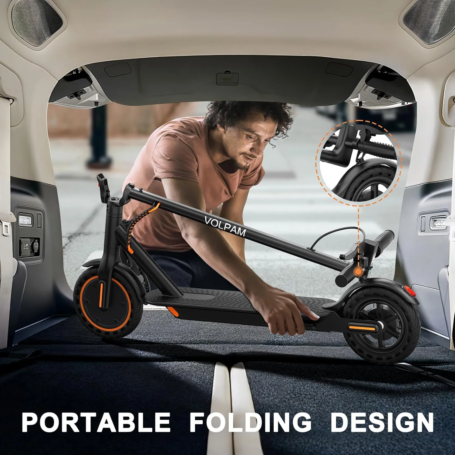 Electric Scooter, 350W/500W Powerful Motor, 8.5