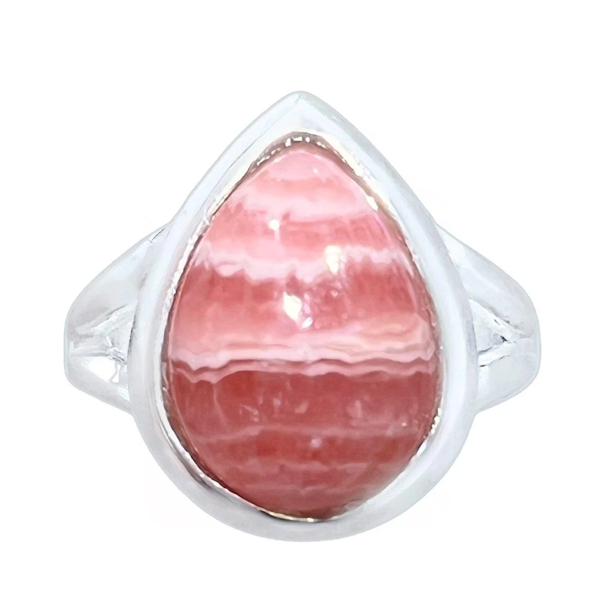 Laihas Classic Chic Raindrop Rhodochrosite Ring