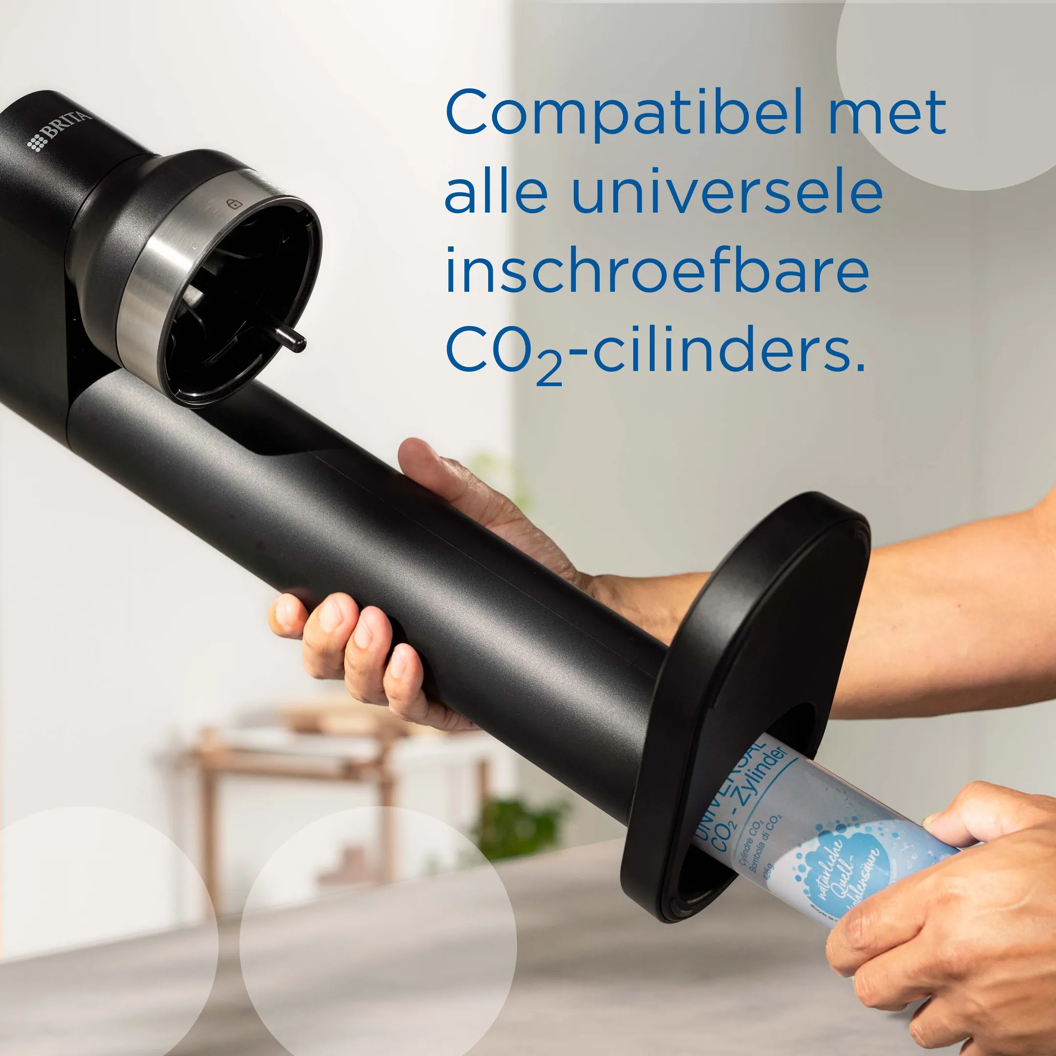 Brita SodaTRIO Bruiswatertoestel - Zwart