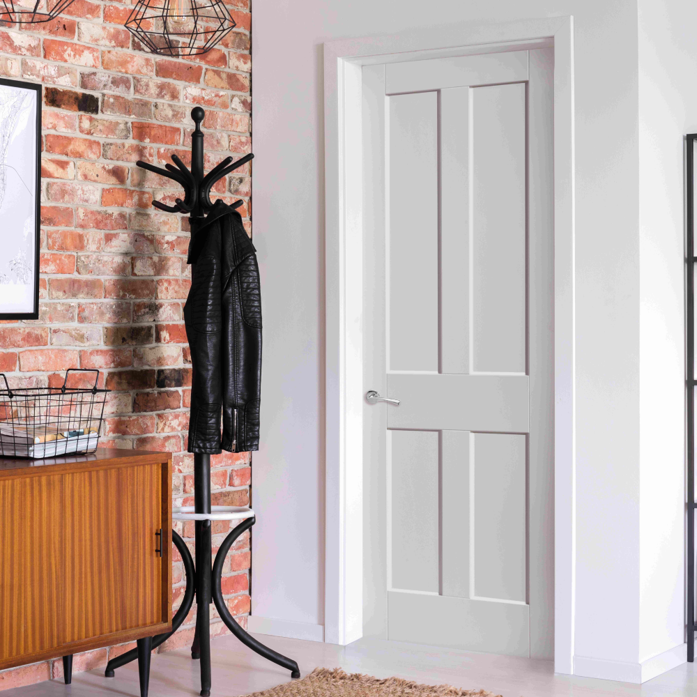 J B Kind Rushmore White Internal Door
