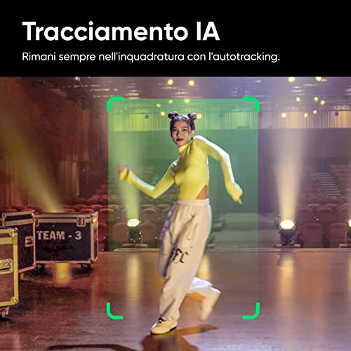 Insta360 Link Kit treppiede Webcam PTZ 4K con sensore da 1/2", Tracciamento IA, controllo gestuale, HDR, microfoni con cancellazione del rumore, modalità specializzate, webcam per laptop : Elettronica