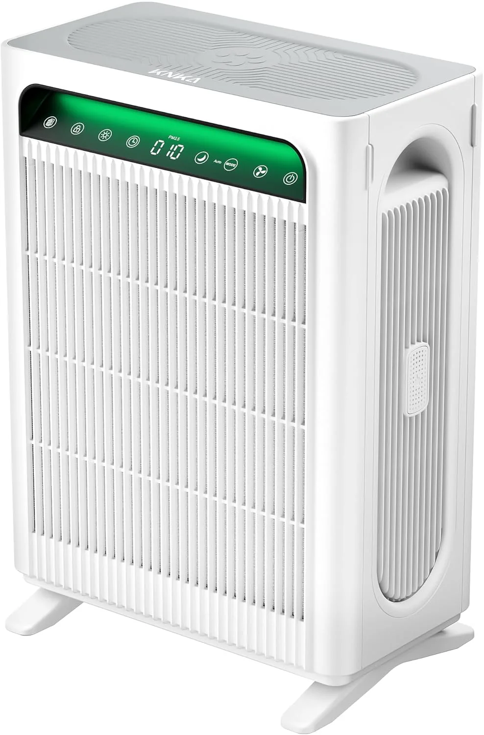 KNKA Air Purifier for Home Bedroom Large Room Up to 1,695 Ft虏 in 1 Hr, HEPA Air Cleaner with Washable Pre-Filter, AQI Display, ECO Mode, Sleep Mode, Pet Mode for Pets, Dust, Pollen, APH4000