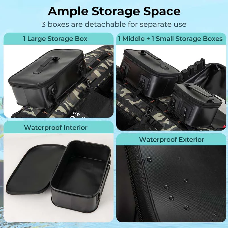 Inflatable Fishing Float Tube, 350LBS Portable Belly Boat with Rod Rack Basket, Fish Finder Holder, Fish Ruler, 3 Storage Boxes & Pump