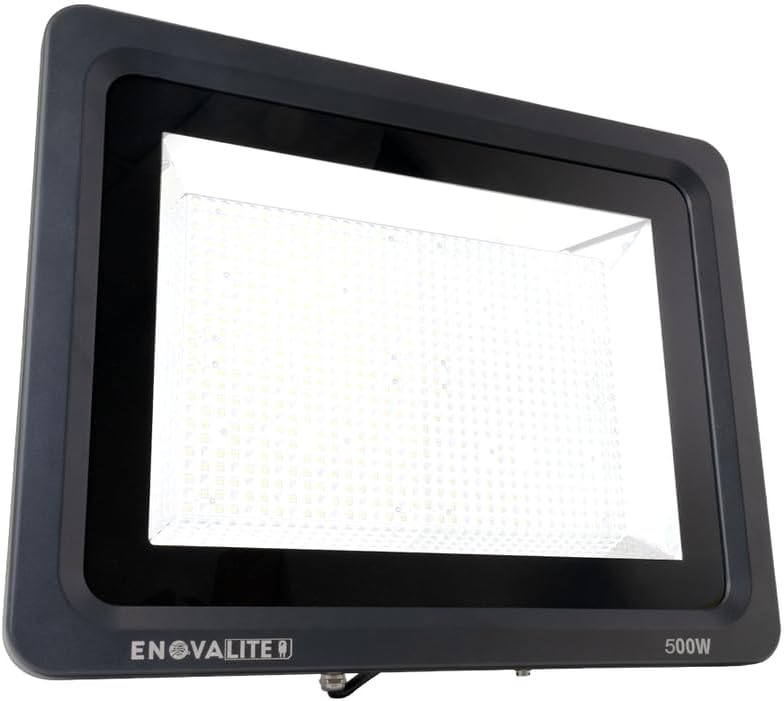 LED Stadion Fluter 500W 60000lm - Flutlicht LED Strahler außen 5000K neutralweiß, 60° Weitwurf, IP65 wasserdicht, Stadionlicht für Sportplatz, Baustelle - LED Scheinwerfer 230V