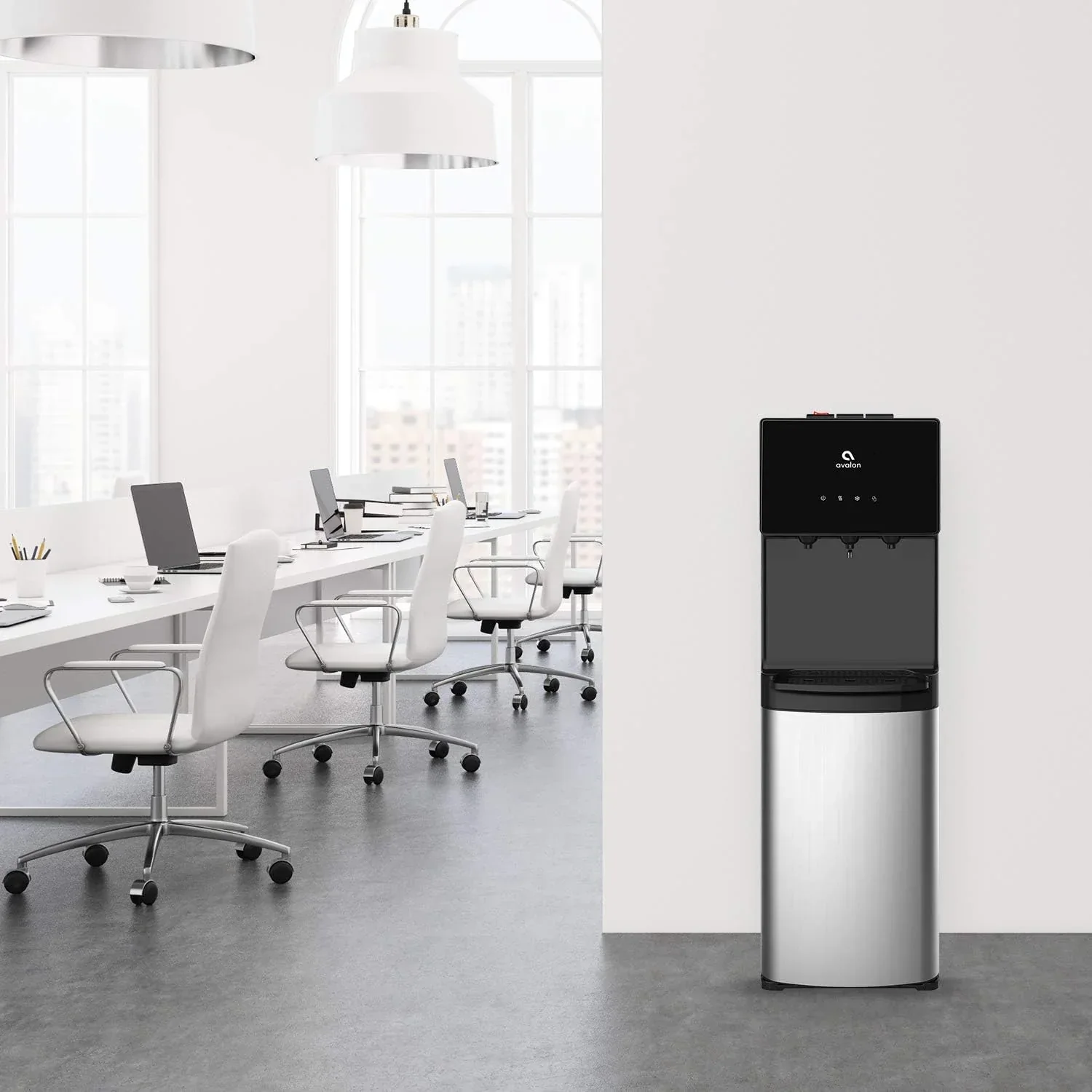 Avalon Bottom Loading Water Cooler Water Dispenser with BioGuard 3 Temperature Settings