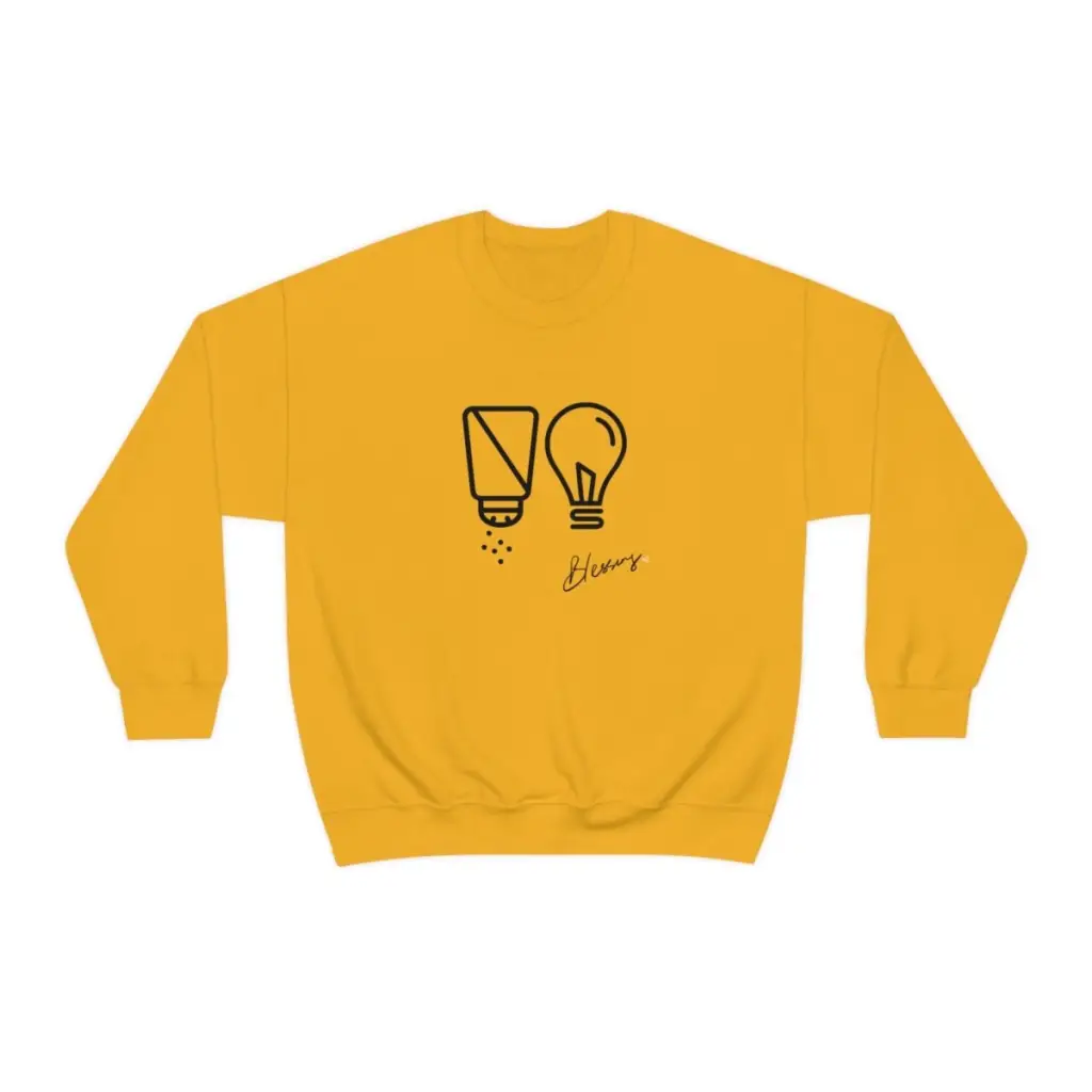 Salt and Light Christian Crewneck Sweatshirt | Gift to show Faith | Gift for Her for Him | Essential for Church and Worship