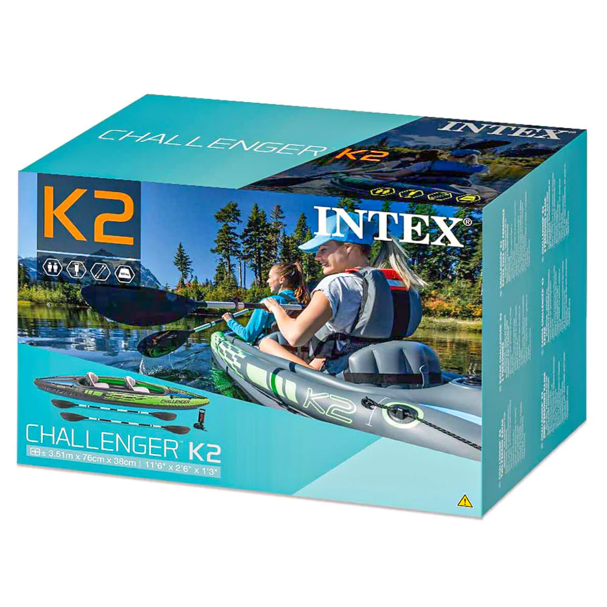 Intex Opblaasbare Challenger K2 Kajak
