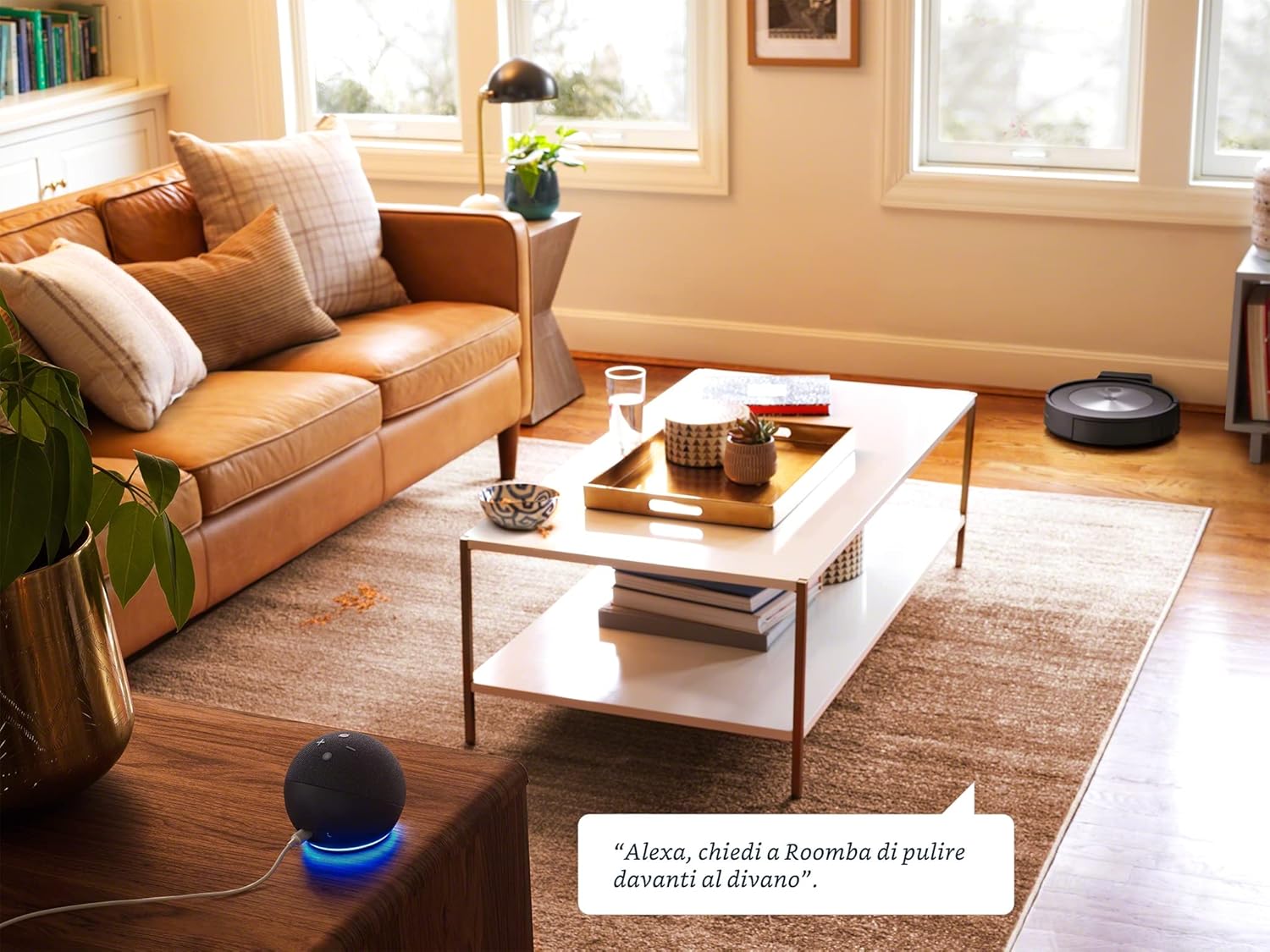 iRobot Roomba J7, Robot Aspirapolvere, Mappatura Intelligente, Rilevamento Ostacoli, Wi-Fi, 2 Spazzole MultiSuperficie, Adatto Animali Domestici, Programmabile con App e Assistente Vocale, Silver