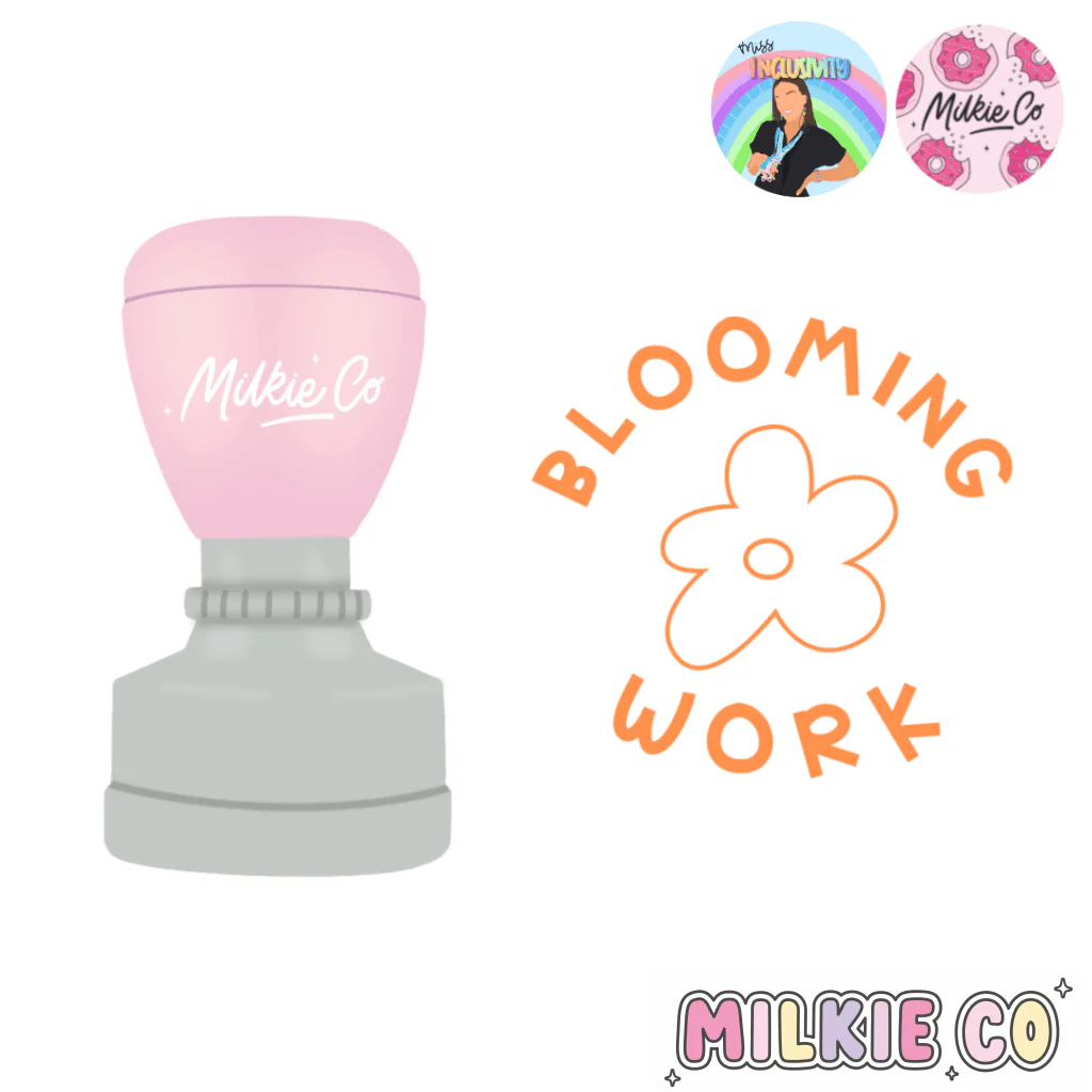 'Blooming work' Stamp