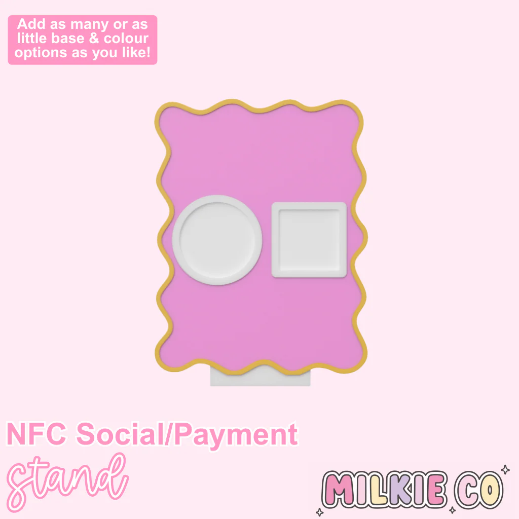 NFC Stand: Wavy Rectangle