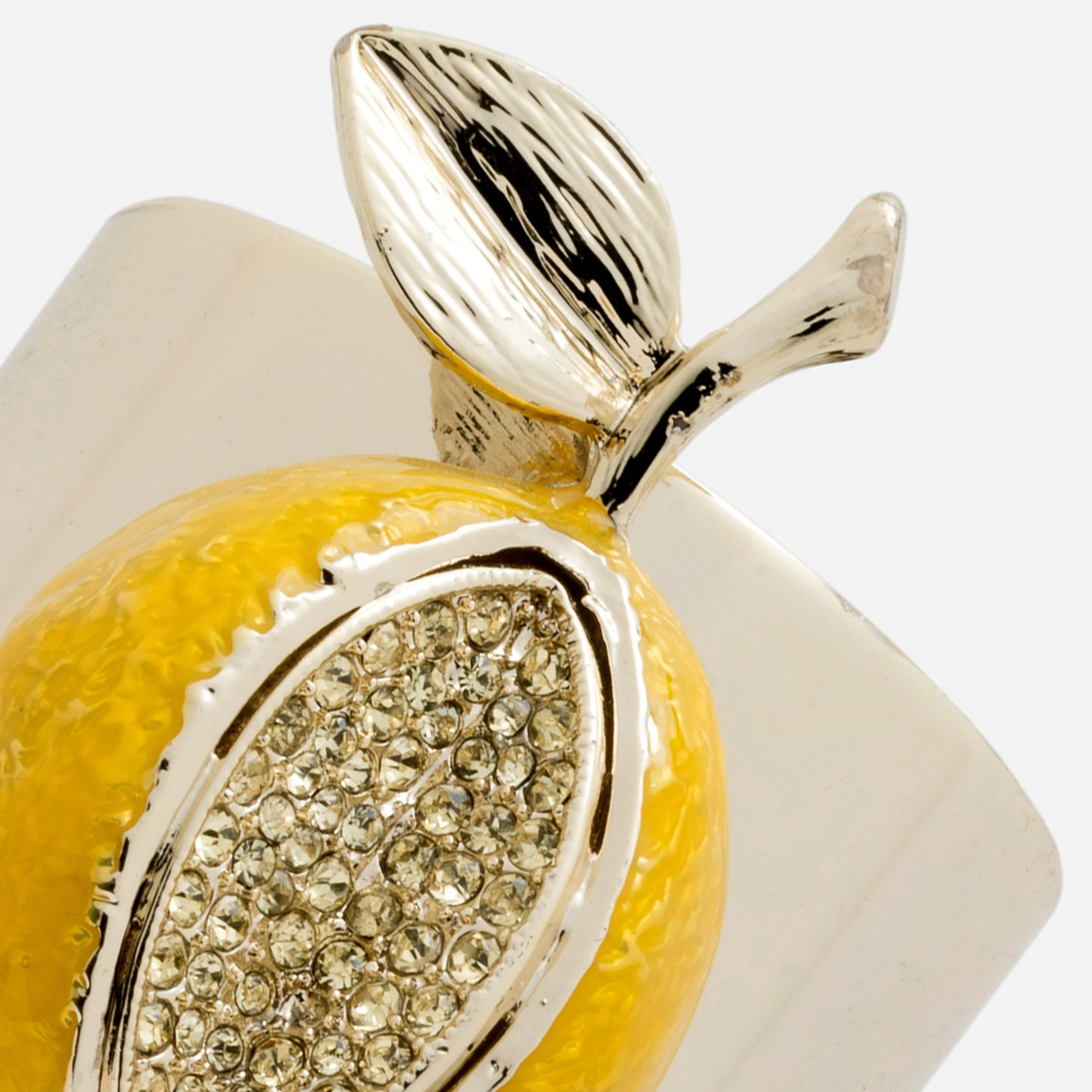 Lemon Napkin Rings, Set of 2
