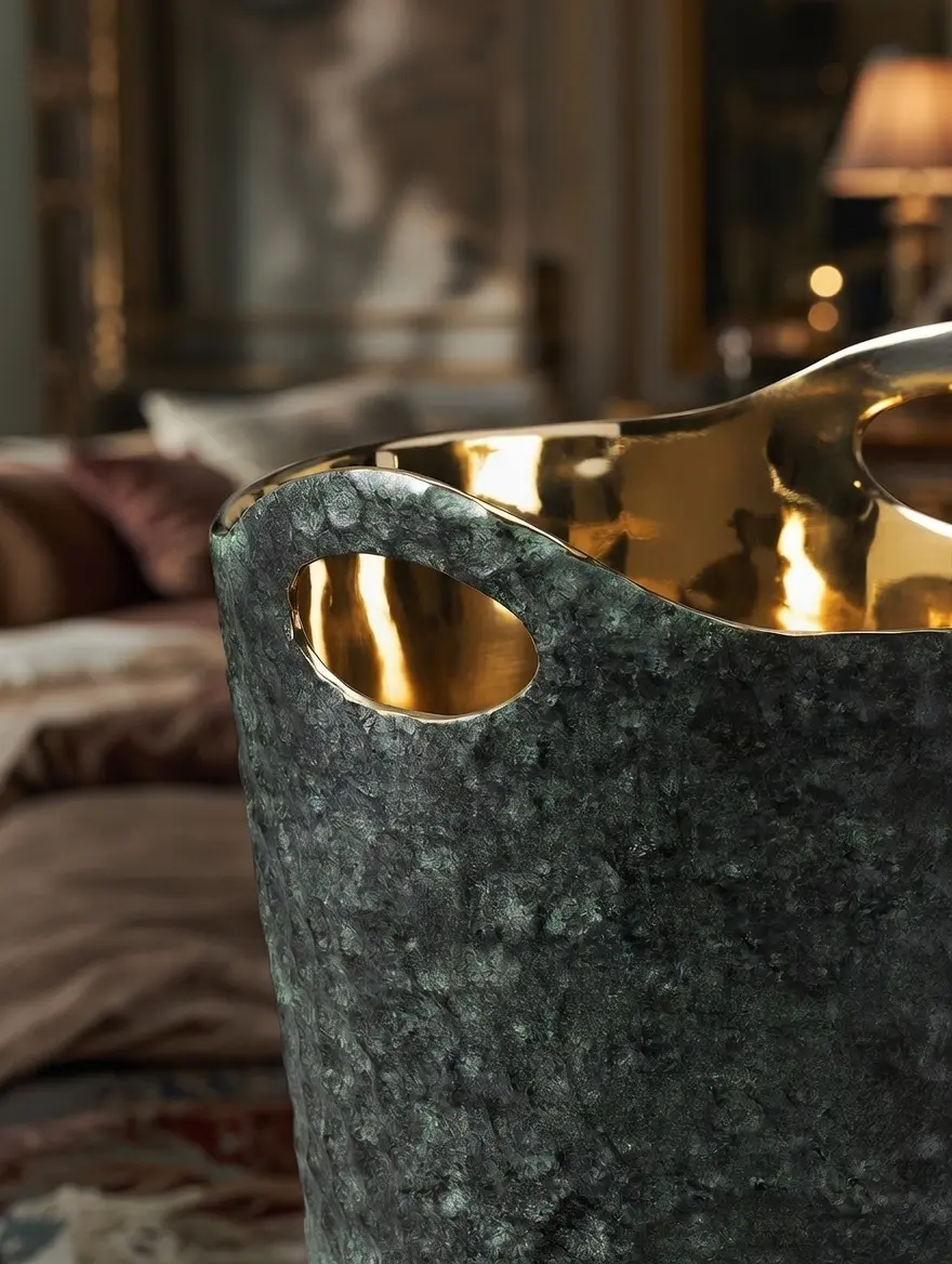 Cast Bronze Ice Bucket | Eaglador