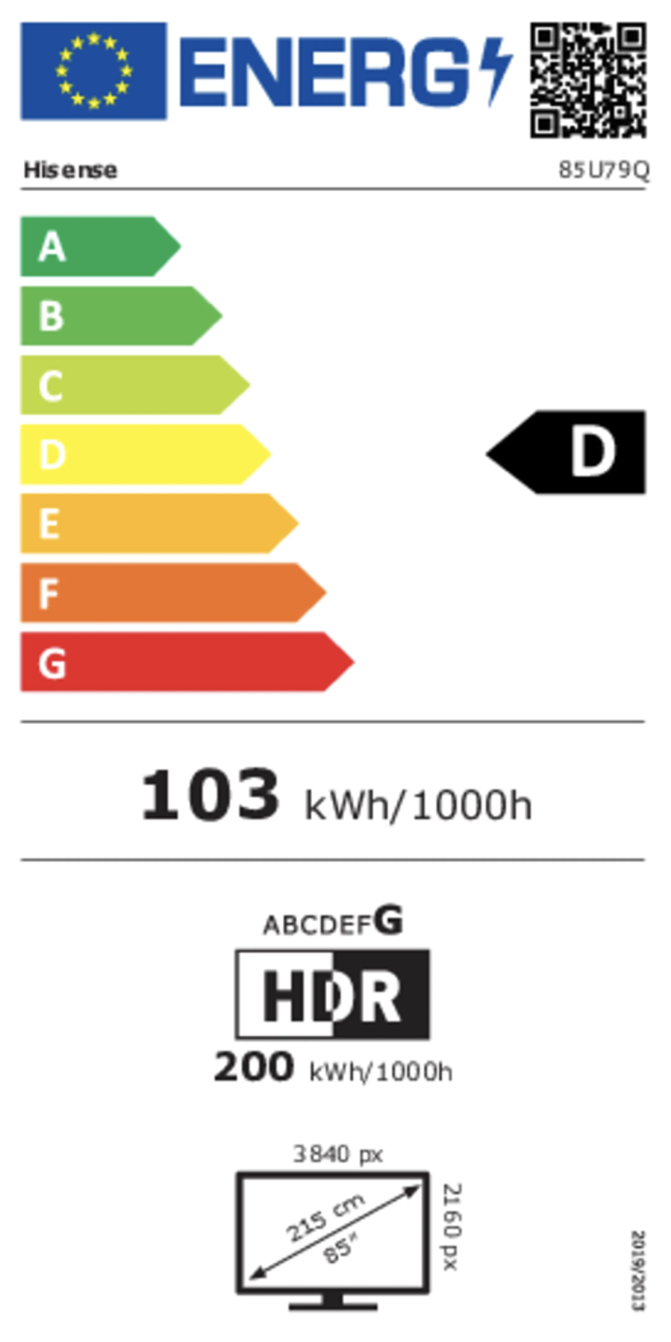 Hisense Mini-LED 4K TV 85U79Q (2025) - 85 inch