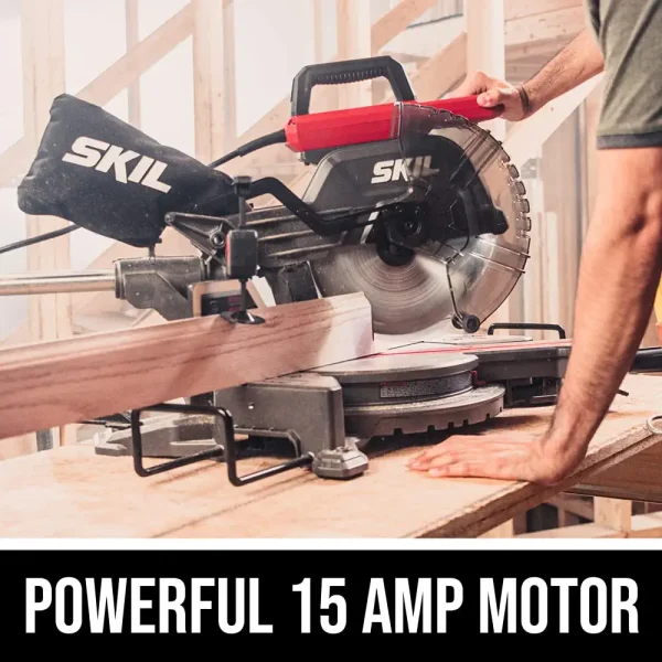 2025 10-in 15-Amp Dual Bevel Sliding Compound Corded Miter Saw