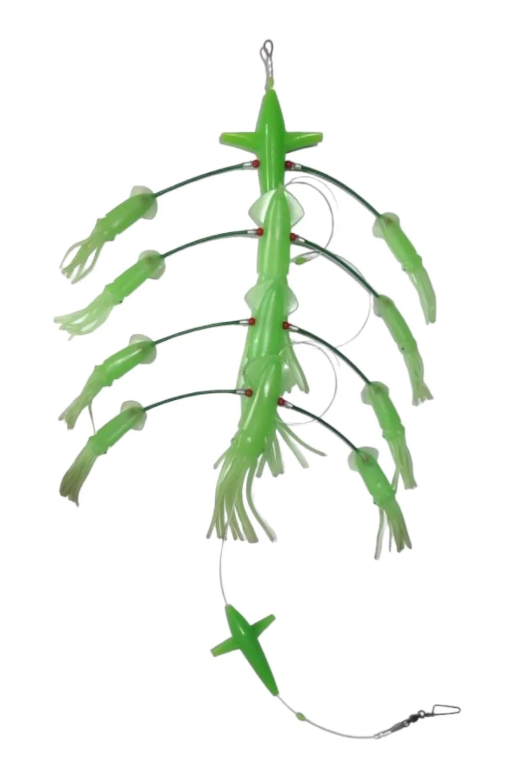 Masterpro Game Fishing Floppy Flippy Teaser A Green, Fishing Lure Tuna Marlin Mahi