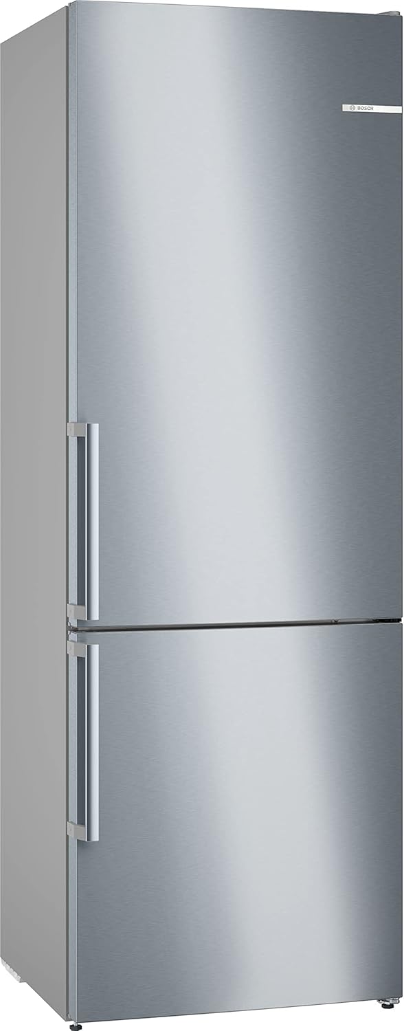 Bosch KGN49VICT Serie 4 Kühl-Gefrier-Kombination, 203 x 70 cm, 313 L Kühlen & 127 Gefrieren, VitaFresh XXL längere Frische, LED-Beleuchtung gleichmäßige Ausleuchtung