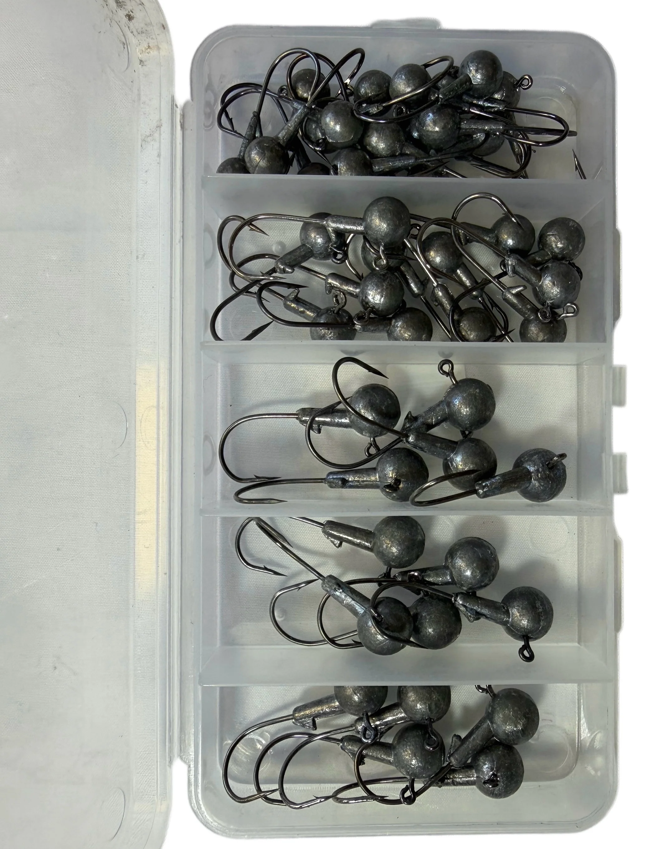 MasterPro Jighead Hook Kit �?45PCS Mixed Sizes + Bonus Tackle Box