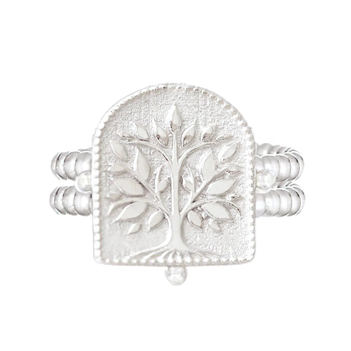 Laihas Premium Tree Of Life Sterling Silver Boho Ring