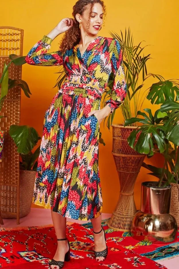 Sharon Bianca Midi Dress