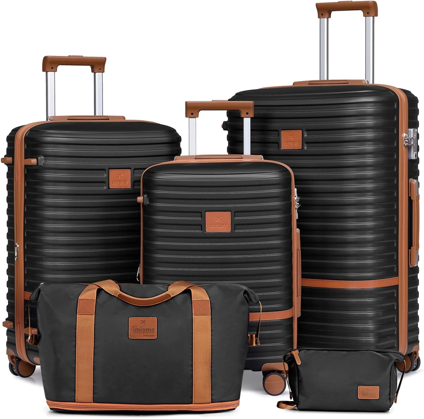 Joyway - 5-Piece Luggage Sets ABS Hardside Spinner Luggage -(Expandable Suitcase20