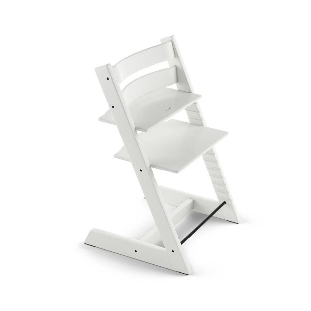 Seggiolone Stokke Tripp Trapp – Sedia per bambini regolabile in altezza e che cresce con il bambino, in bianco, ergonomica