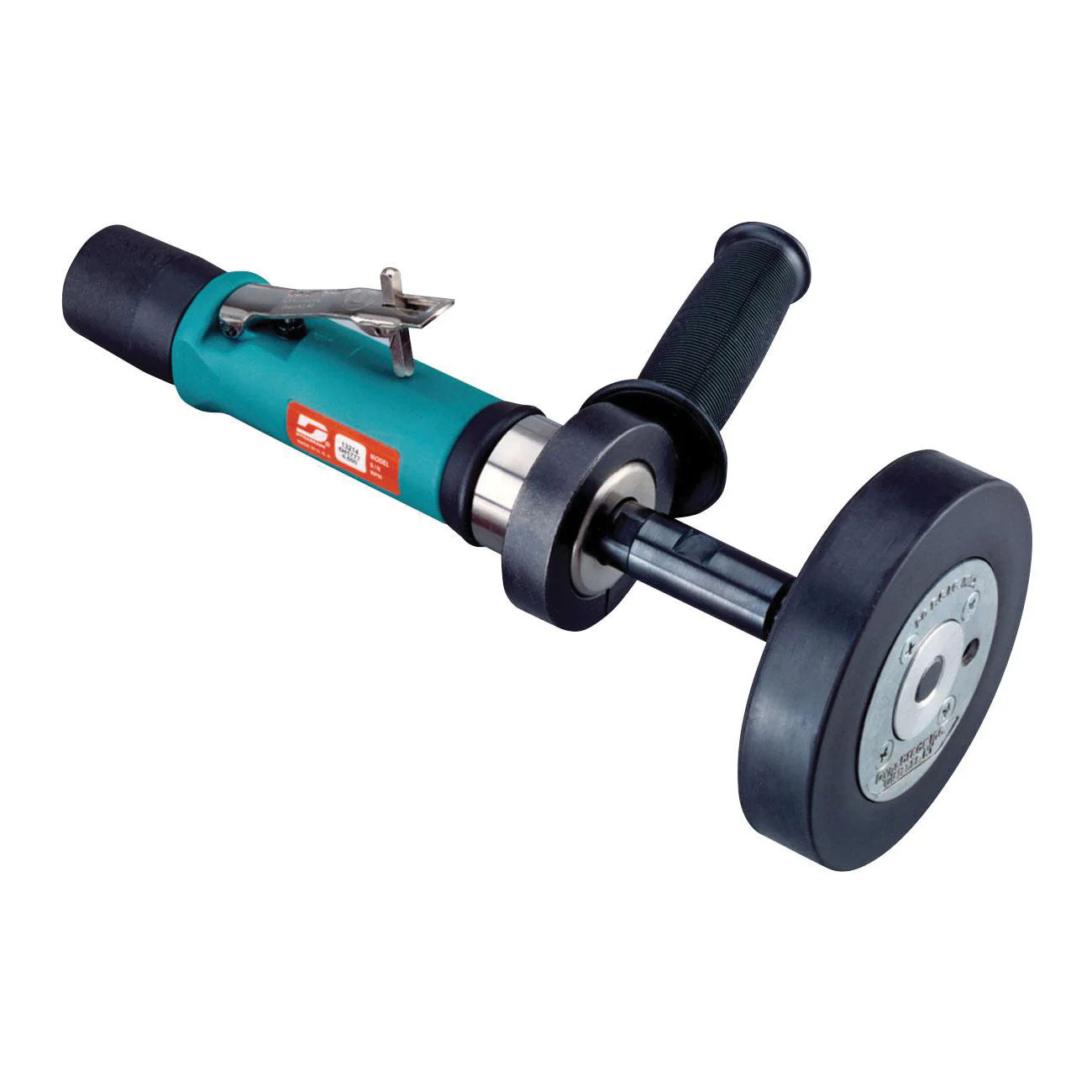 Dynabrade Dynastraight 13214  ~  Dynastraight Finishing Tool .7 Hp Straight-Line 4500 Rpm Rear Exhaust 5/8 11 Inch Arbor