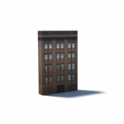 Background Office Building (red brick, 4 level)