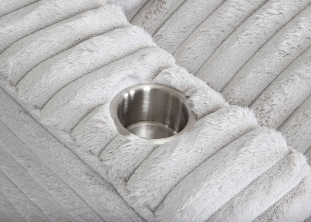 Nestle Recliner With Dual Cupholders And Charging Ports