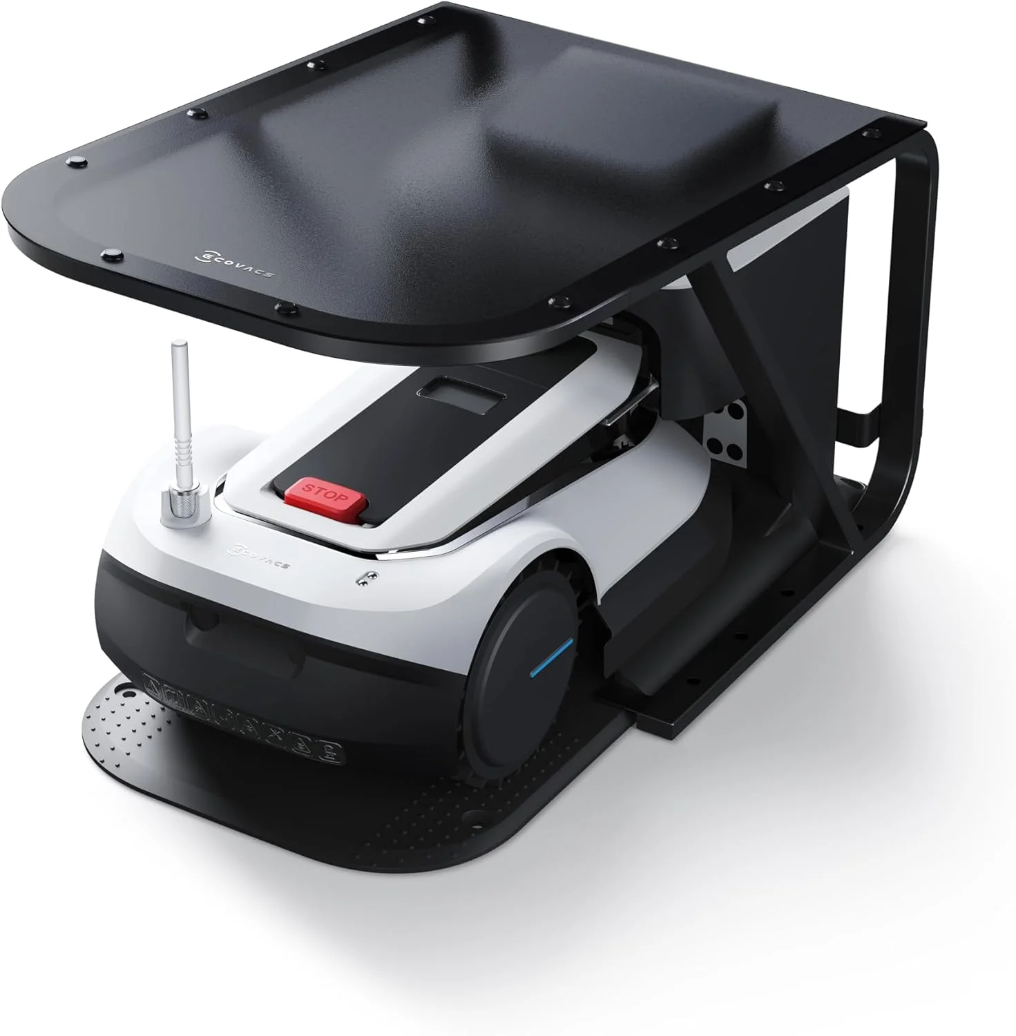 ECOVACS GOAT G1-800 Mhroboter ohne Begrenzungskabel 800㎡, Rasenmher Roboter mit TrueMapping-Multifusionslokalisierung,   Hindernisvermeidung, 16-Zonen-Management, 45% Steigung, Videomanager