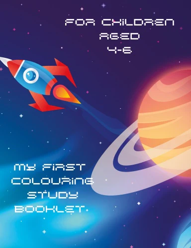 Educational Space Themed Colouring Book