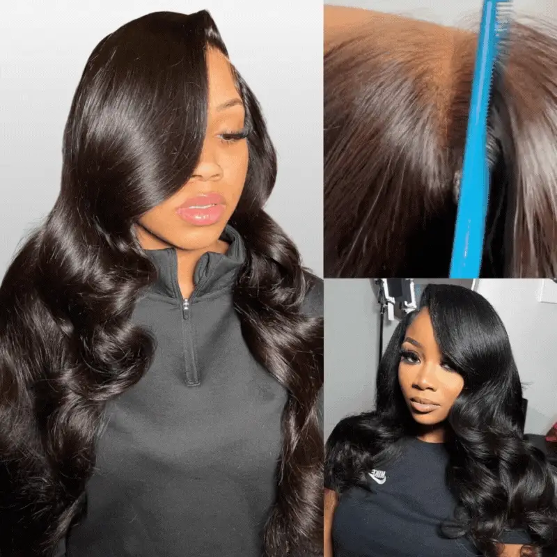 Skin Melt HD Lace Wigs Body Wave 13*4 13*6 Lace Front Wigs Realistic Transparent Human Hair Wig