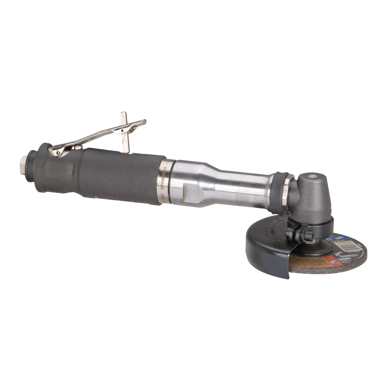 Dynabrade 54789  ~  4 Inch Diameter Extended Right Angle Type 27 Depressed Center Wheel Grinder .7 Hp 12000 Rpm Steel