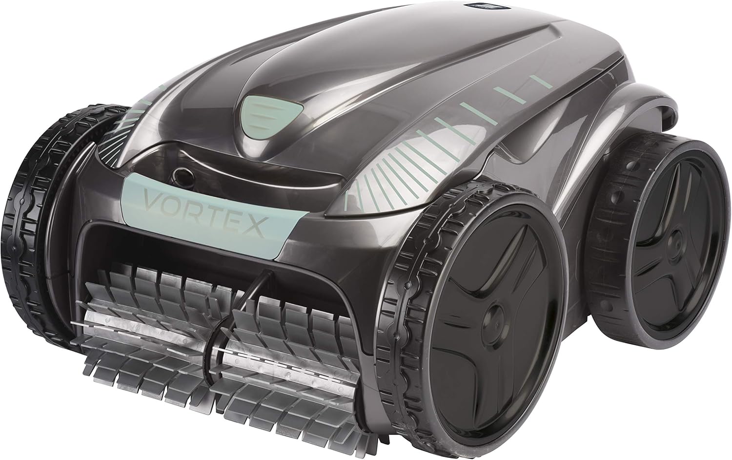 Zodiac Vortex AV35050 Robot nettoyeur autonome pour piscines jusqu’à 12 x 6 m, Nettoie le fond, les parois et la ligne d’eau et avec charriot, couleur gris