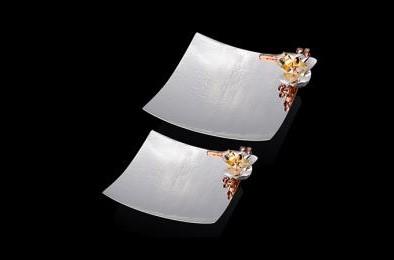 Orchid Square Plate