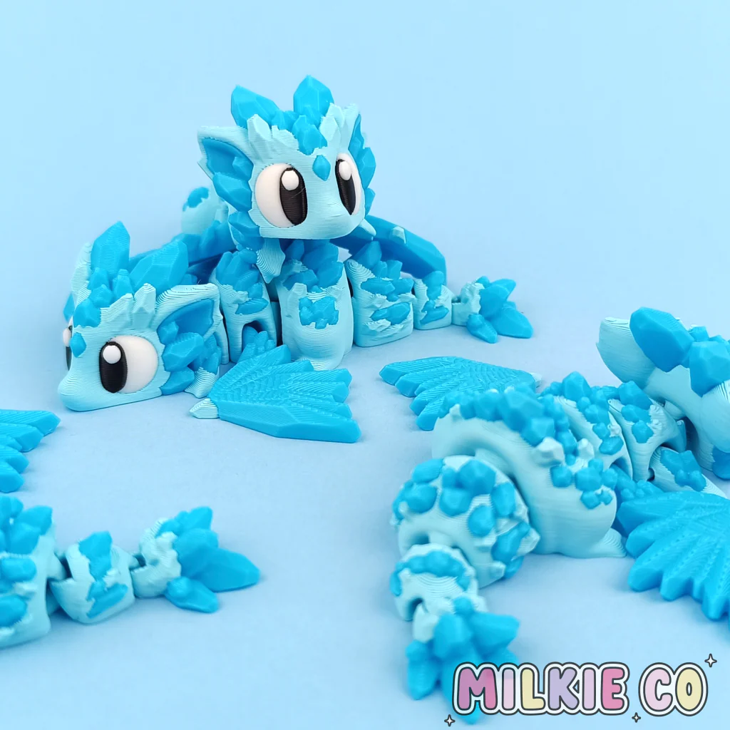 Crystal Dragon Keychain
