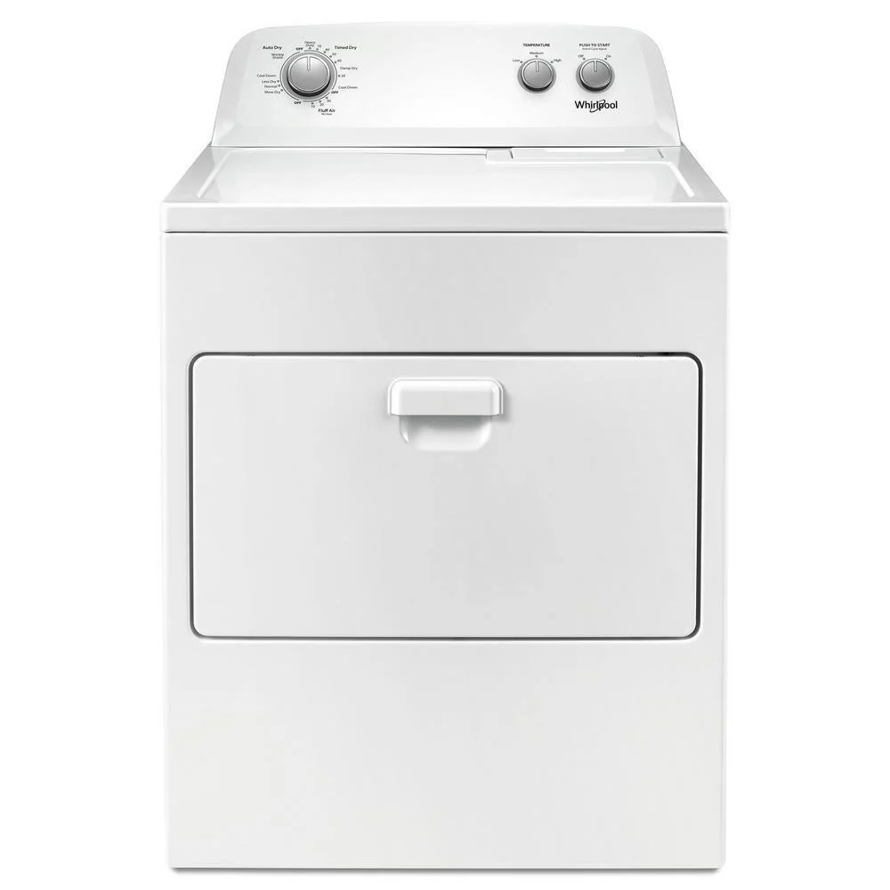Whirlpool 7.0 cu. ft. electric clothes dryer, AutoDry™ system, Wrinkle Shield™, white (2025 model year)