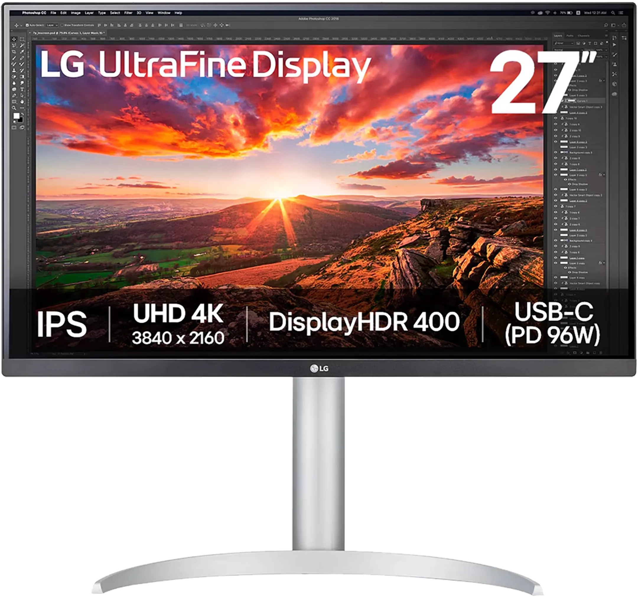 LG 27" UltraFine 27UP850K-W.AEU