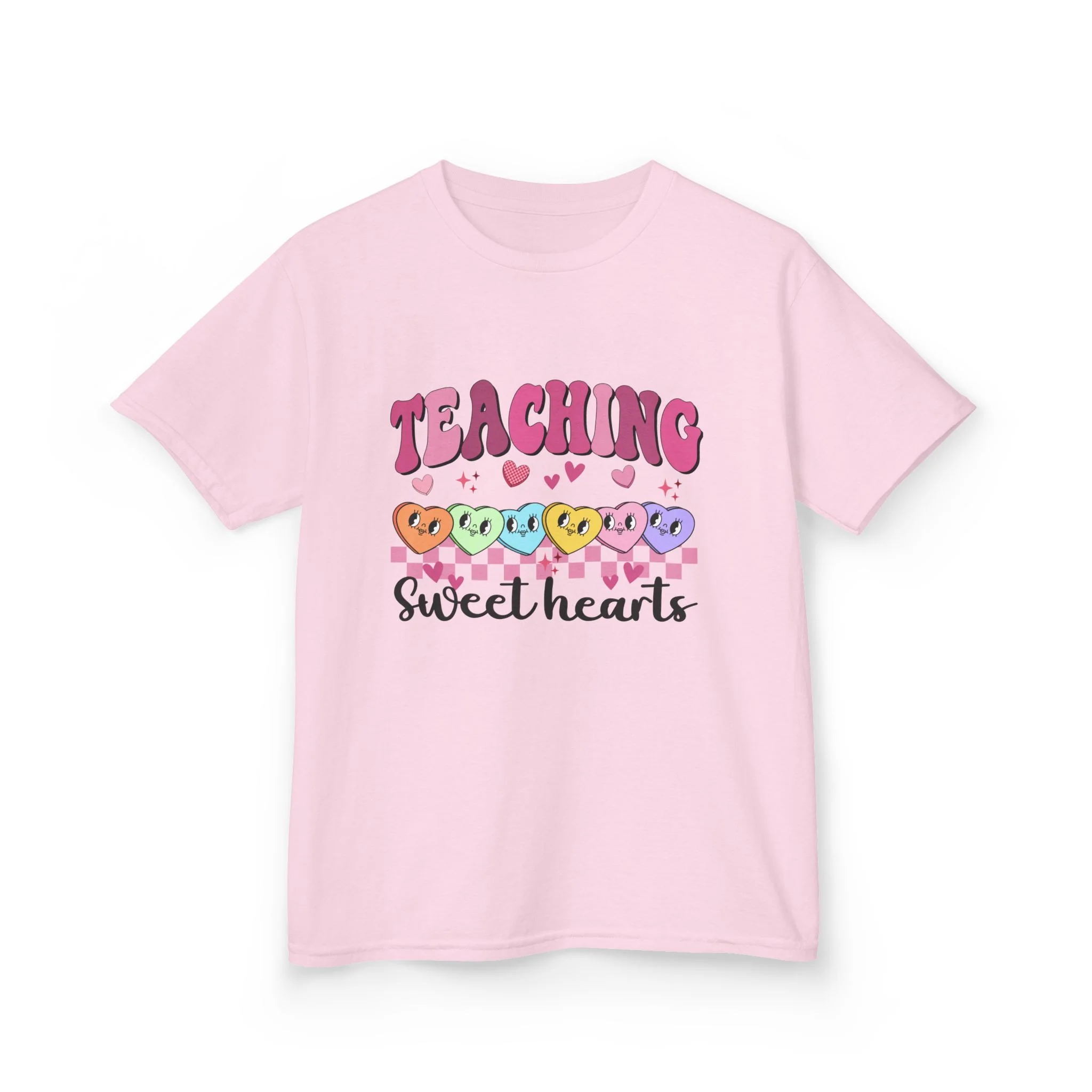 Teaching Sweethearts Kids Tee | Candy Heart Teacher Shirt