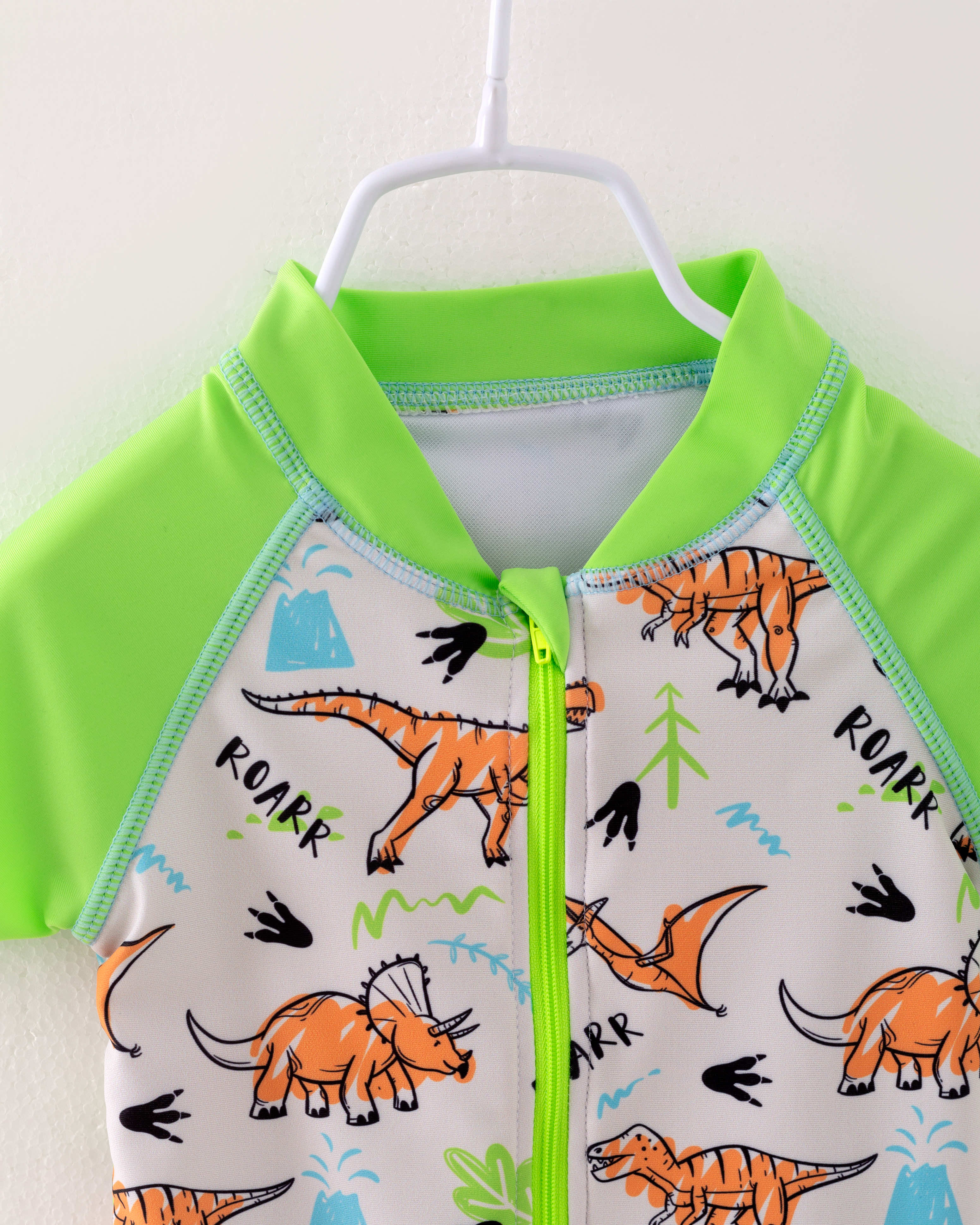 Green Dinosaur Boy Swimsuit
