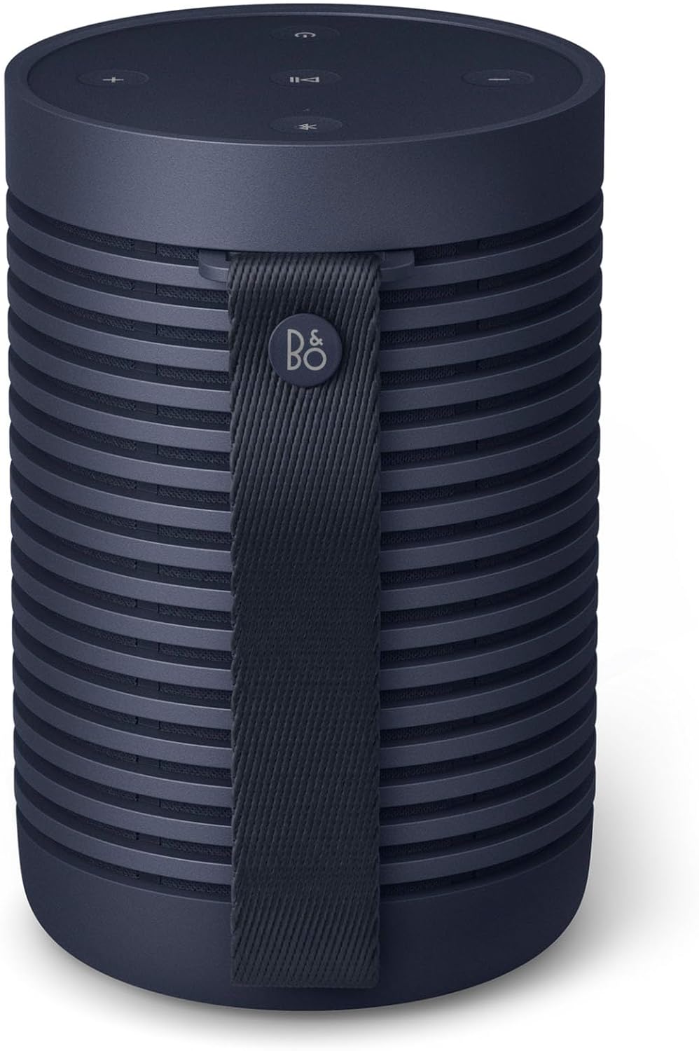 Bang & Olufsen Beosound Explore – Kabelloser tragbarer Bluetooth Outdoor-, Heim- und Reise, 27 Stunden Akkulaufzeit, wasserdichter 360° Lautsprecher + USB-C Ladekabel - Schwarz Anthracite