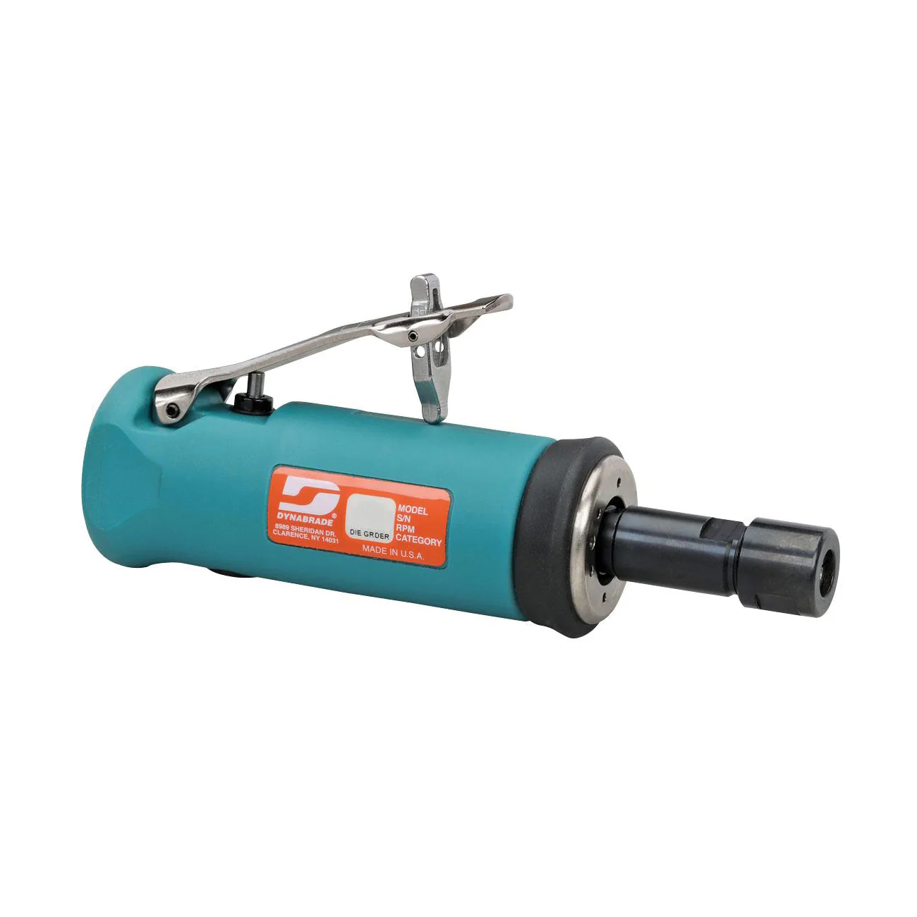 Dynabrade 51301  ~  .5 Hp Straight-Line Die Grinder 18000 Rpm Gearless Front Exhaust 1/4 Inch Collet
