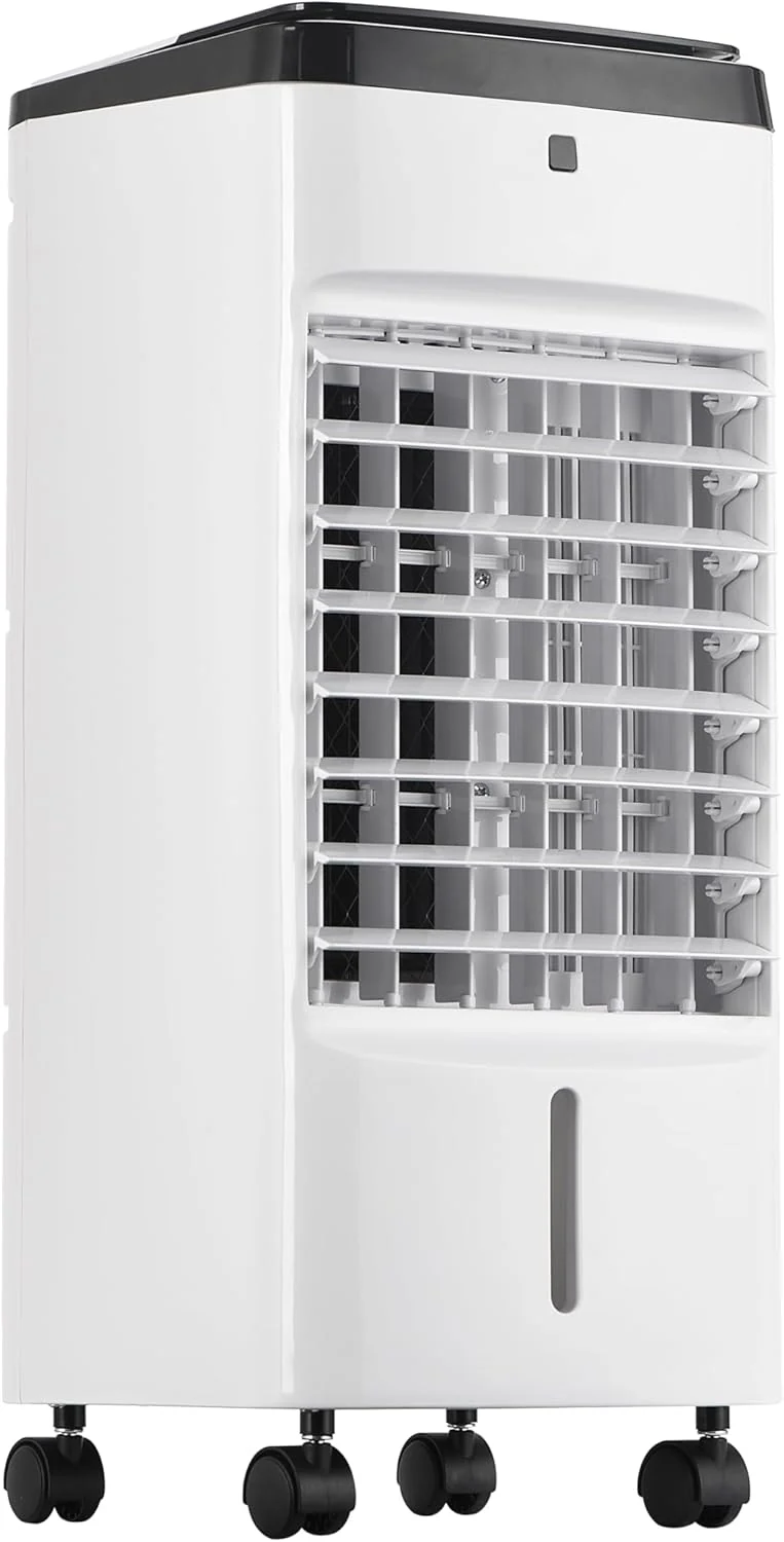 Uthfy Portable Air Conditioners, 3 IN 1 Evaporative Air Cooler with Detachable Water Tank, 6 Ice Packs, 12H Timer, 120掳 Oscillation, Remote, 3 Speeds, 4 Modes, Swamp Cooler for Bedroom, Office