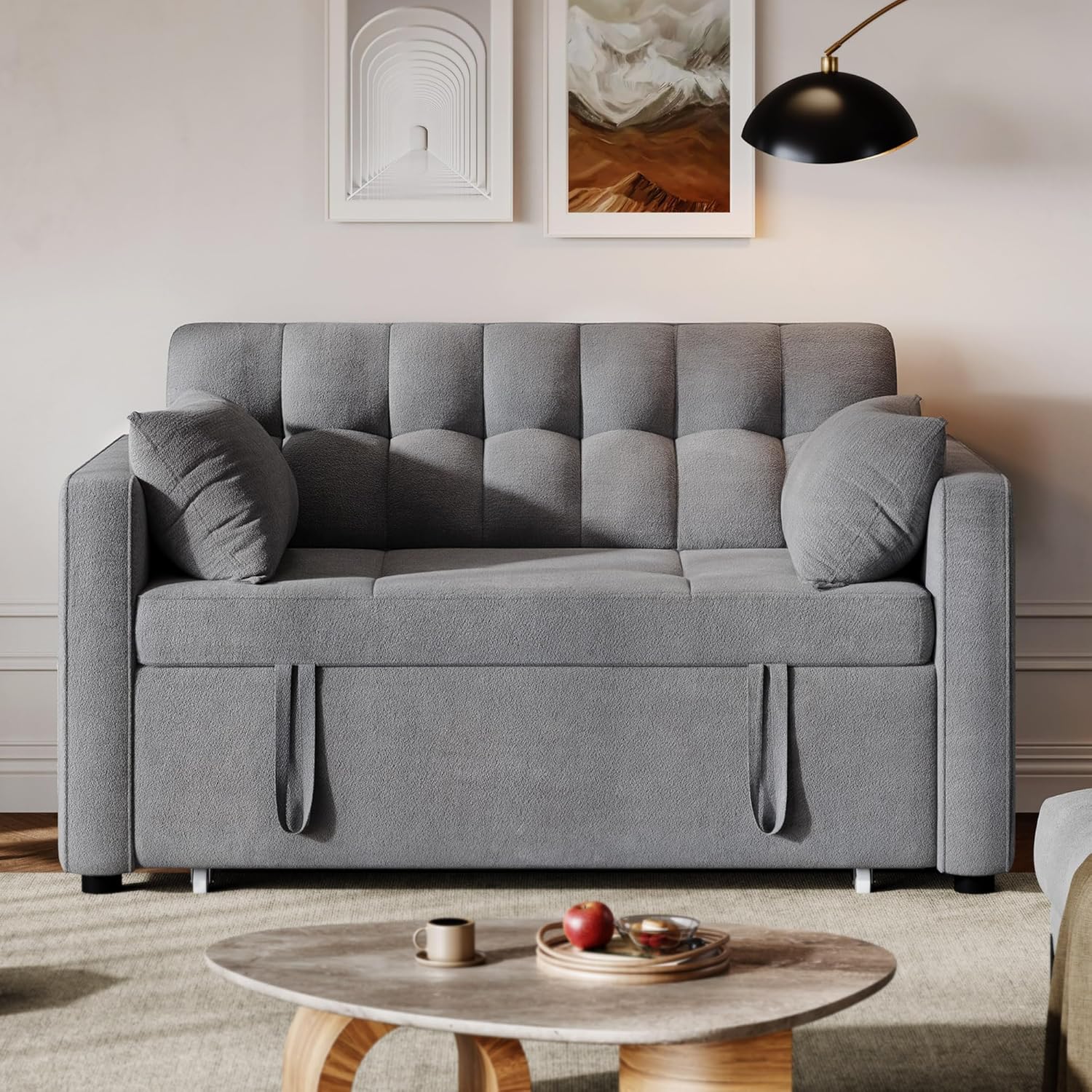 DWVO 3-in-1 Convertible Sofa Bed, 55