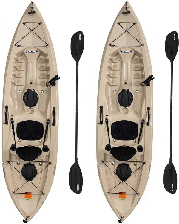 Lifetime 90806 Tamarack Angler 100 horgász kajak C 2 darabos csomag (lapátokkal)