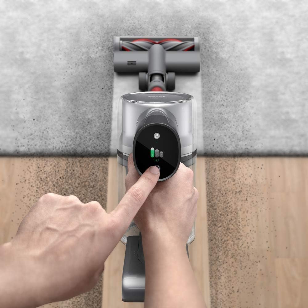 DREAME T20 Mistral, Aspirateur sans Fil, Modèle Européen, 125000 TR/Min, avec Ã‰Cran LCD Couleur Et Batterie Amovible, Rouge, 0.6 Liters