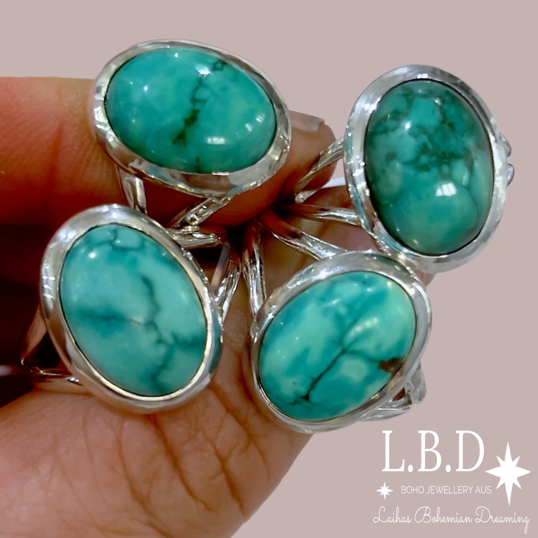Laihas Oval Turquoise Ring